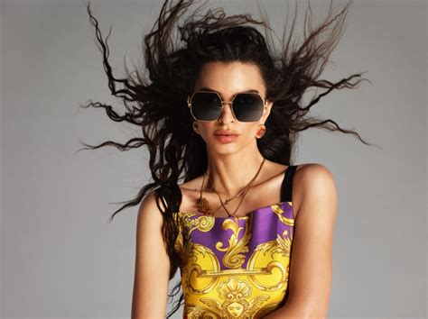 Versace Eyewear Spring 2022 Campaign Emily Ratajkowski Biggie